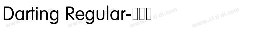 Darting Regular字体转换